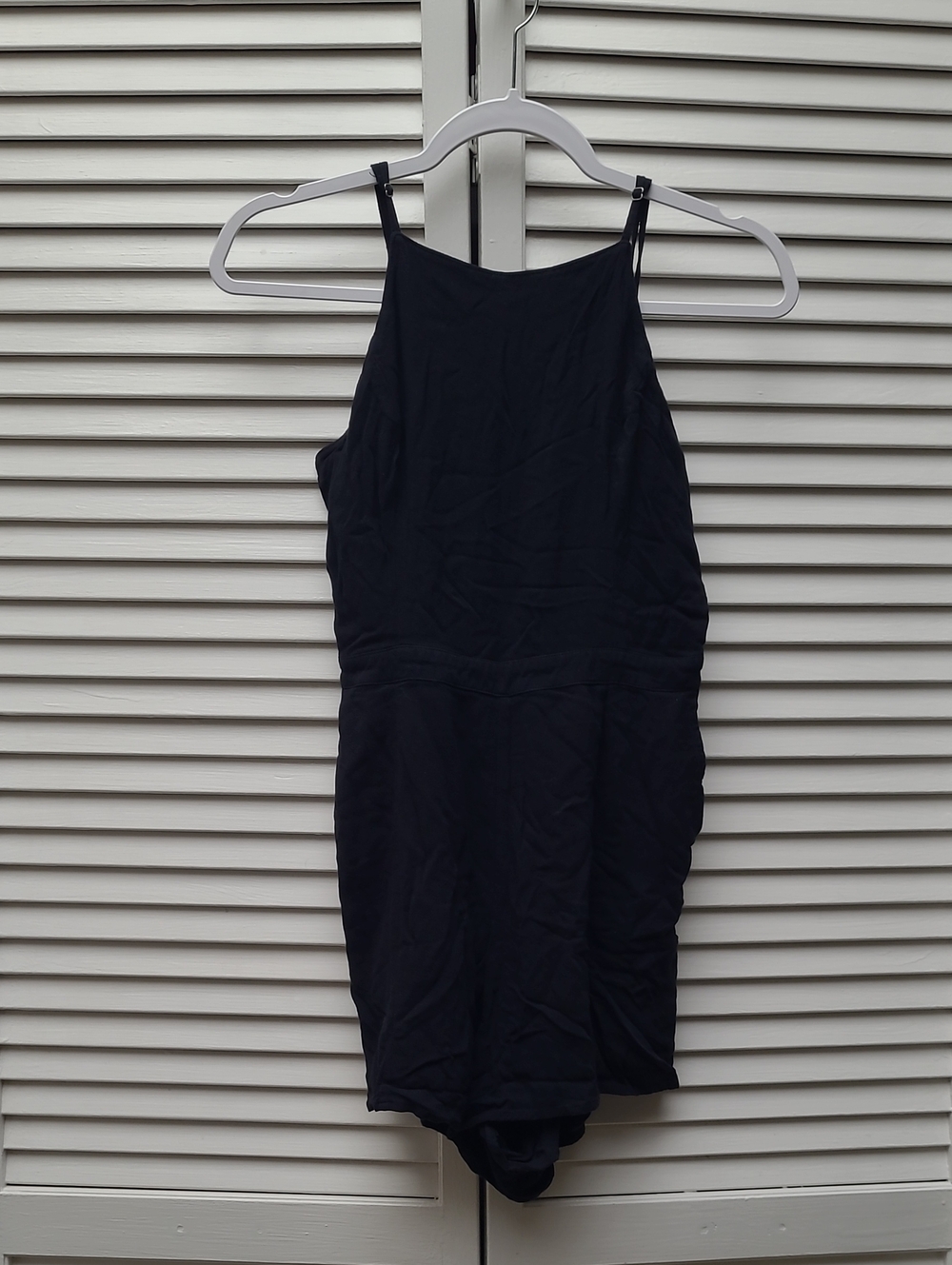 Abercrombie and Fitch Black Mini Romper with Pockets - Sz M
